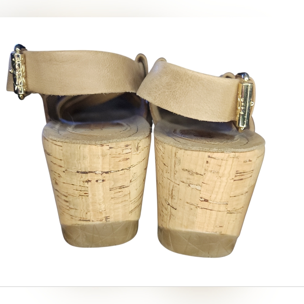 Bussola Formentera Cross Straps Wedge Sandals, Womens 37 EU (6-6.5 US) - Picture 5 of 14